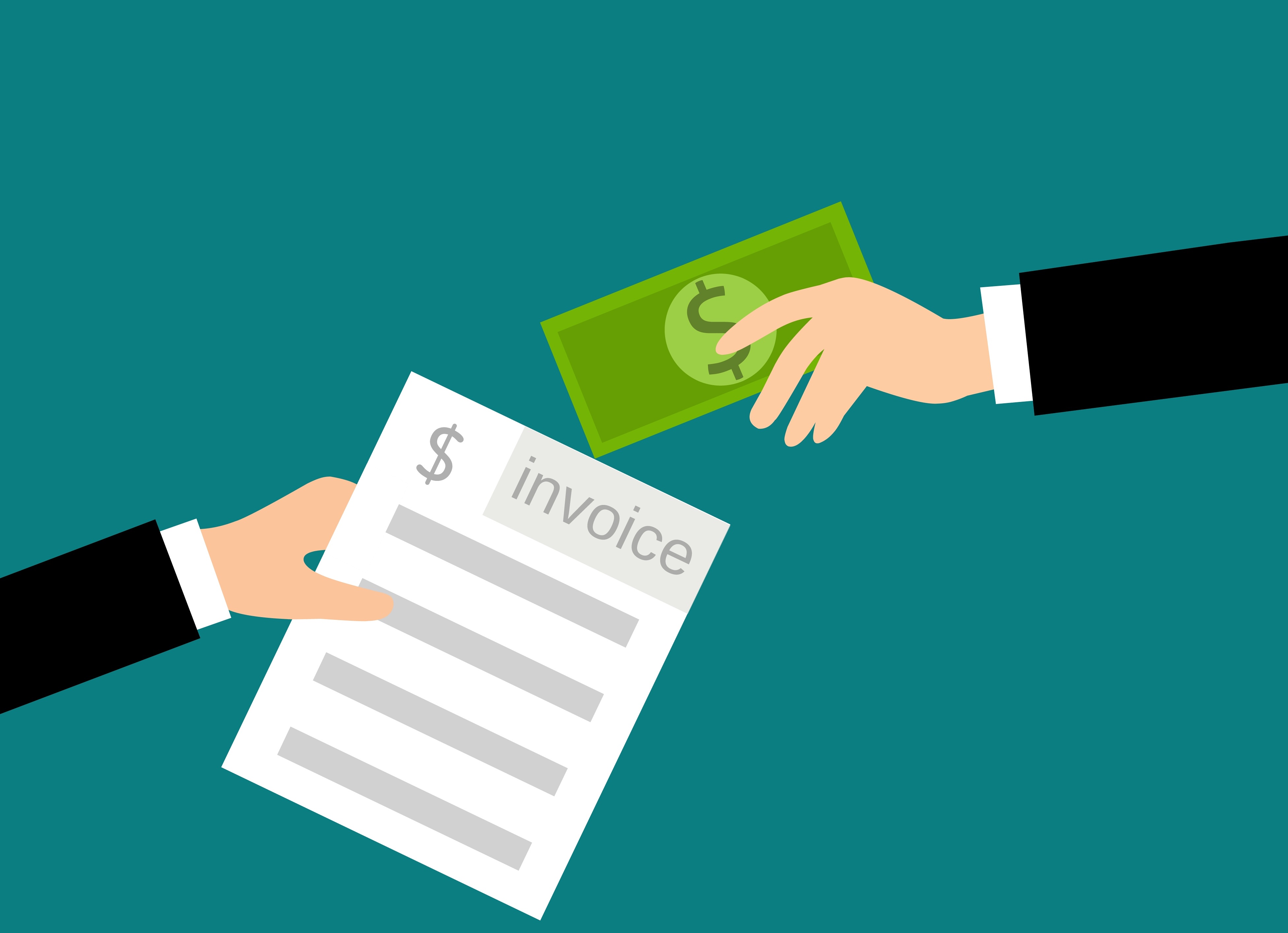 Invoice background